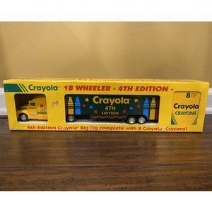 Crayola 18 Wheeler 1994 4th Edition Truck + Box of Crayons
